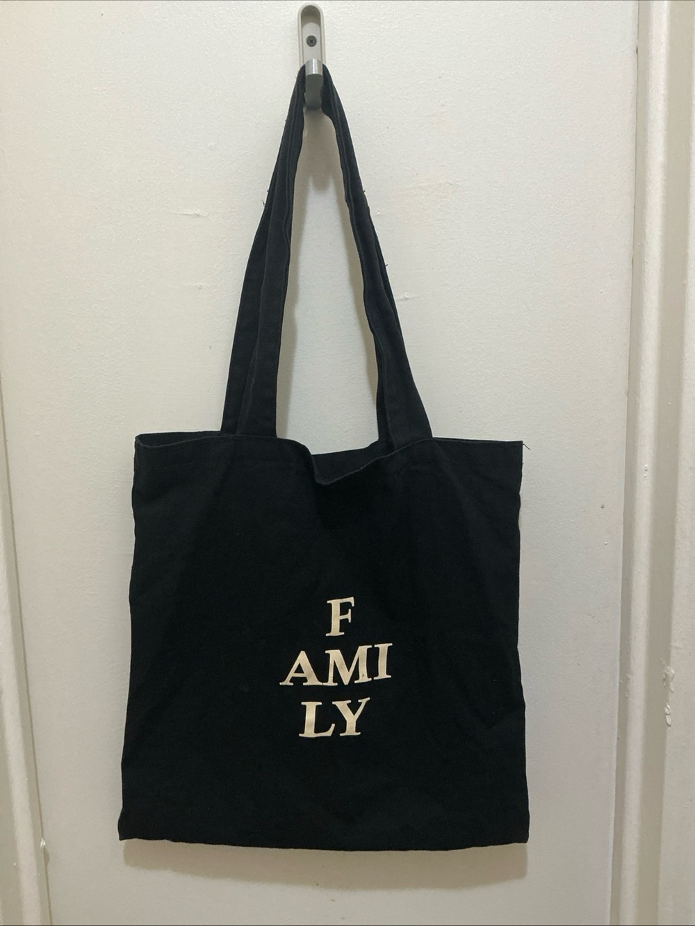 AMI Alexandre Mattiussi France FW22 Tote Bag Black